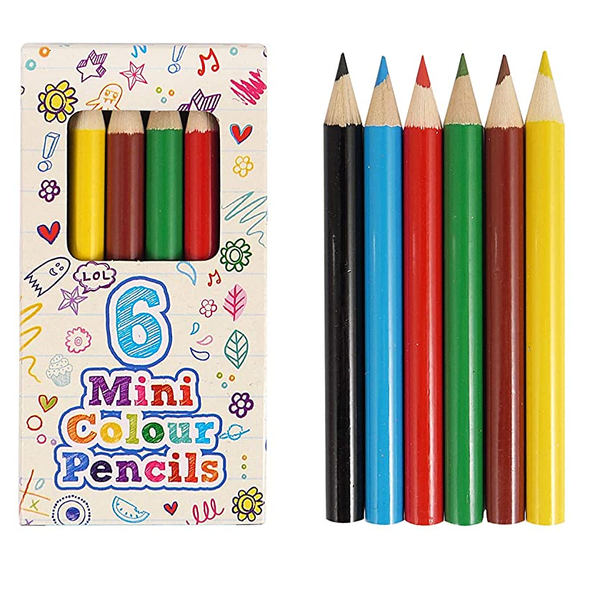 TOYANDONA Colored Pencils 6 Sets Mini Colored Pencil Student Art