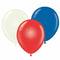 18 Red White & Blue Balloons