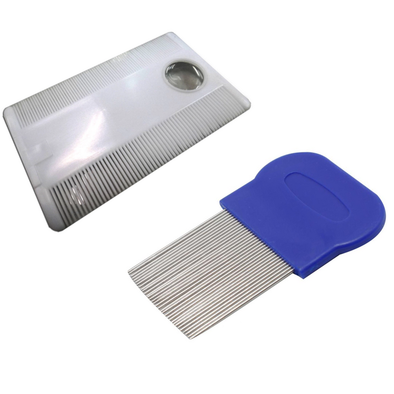 Lice Comb Set With Magnifier