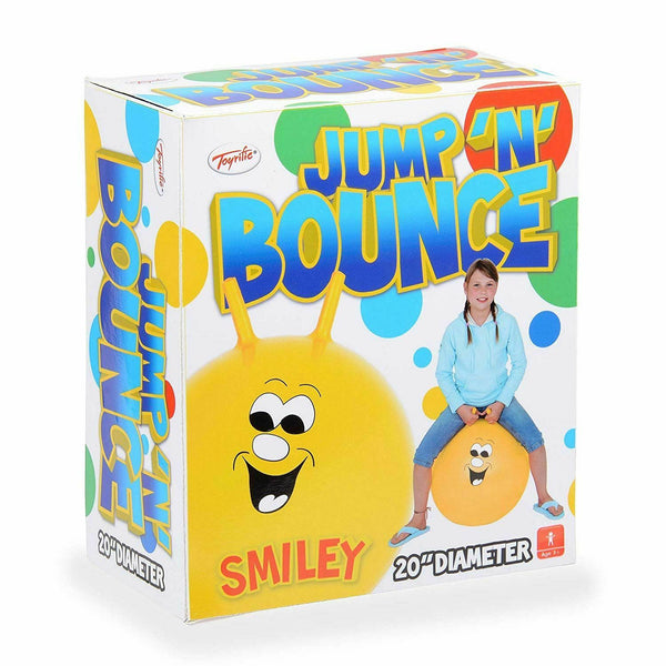 Jump 'N' Bounce Smiley Space Hopper