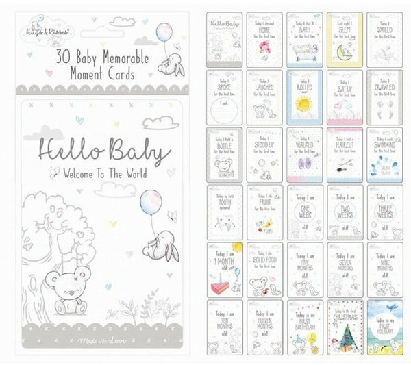 30 Baby Memorable Moment Cards