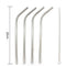4 Stainless Steel Reusable Straws