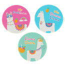 Compact Mirror Double Sided Llama Design