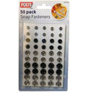 Pack of 50 Assorted Snap Fasteners