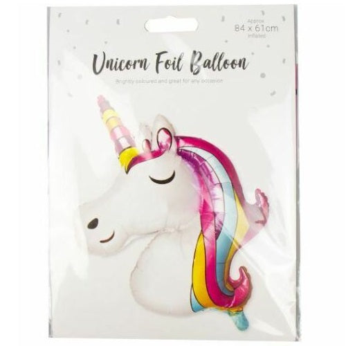 Unicorn 3D Head Foil Balloon