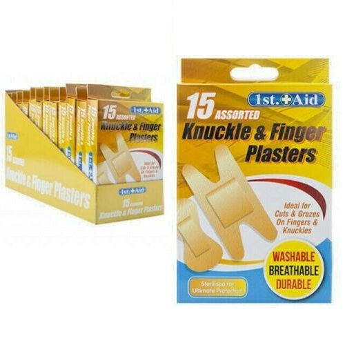 15 Assorted Knuckle & Finger Plasters