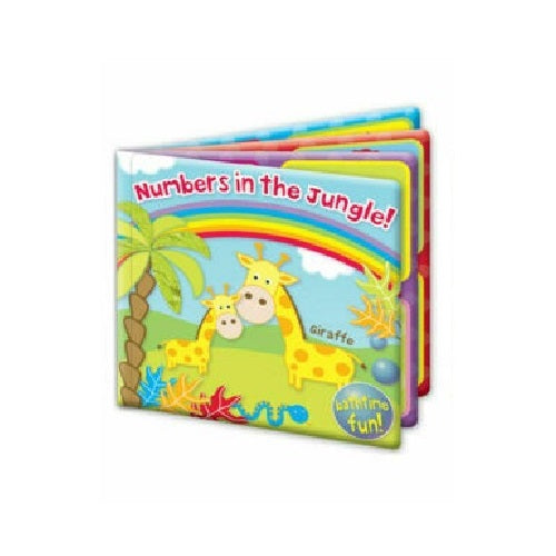 First Steps Waterproof Bath Book "Numbers In The Jungle"